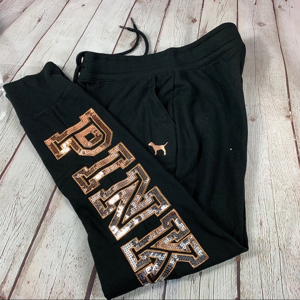 VS PINK Bling ombre sequin skinny jogger - Picture 4 of 4